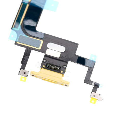 Flex Conector de carga microfono iPhone XR A2105 (Amarillo)