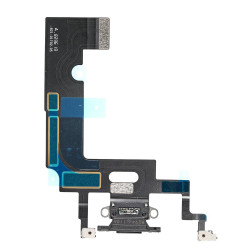 Flex Conector de carga microfono iPhone XR A2105 (Negro) 2