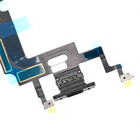 Flex Conector de carga microfono iPhone XR A2105 (Negro)