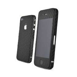 Skin Carbono iPhone 4 - Negro