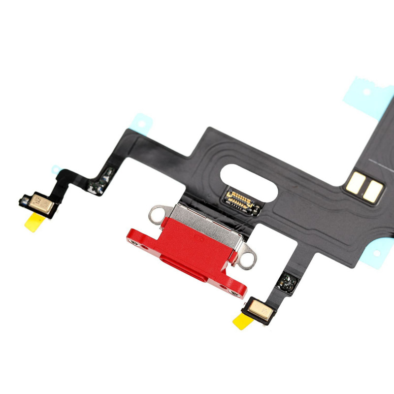 Flex Conector de carga microfono iPhone XR A2105 (Rojo)