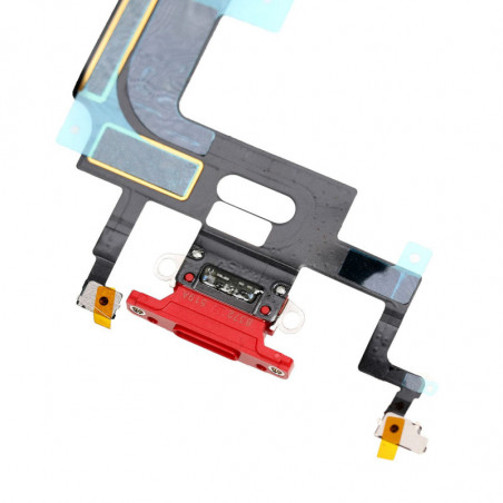 Flex Conector de carga microfono iPhone XR A2105 (Rojo)