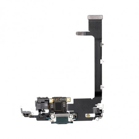 Flex Conector de carga micrófono iPhone 11 Pro Max (Verde) (Original)