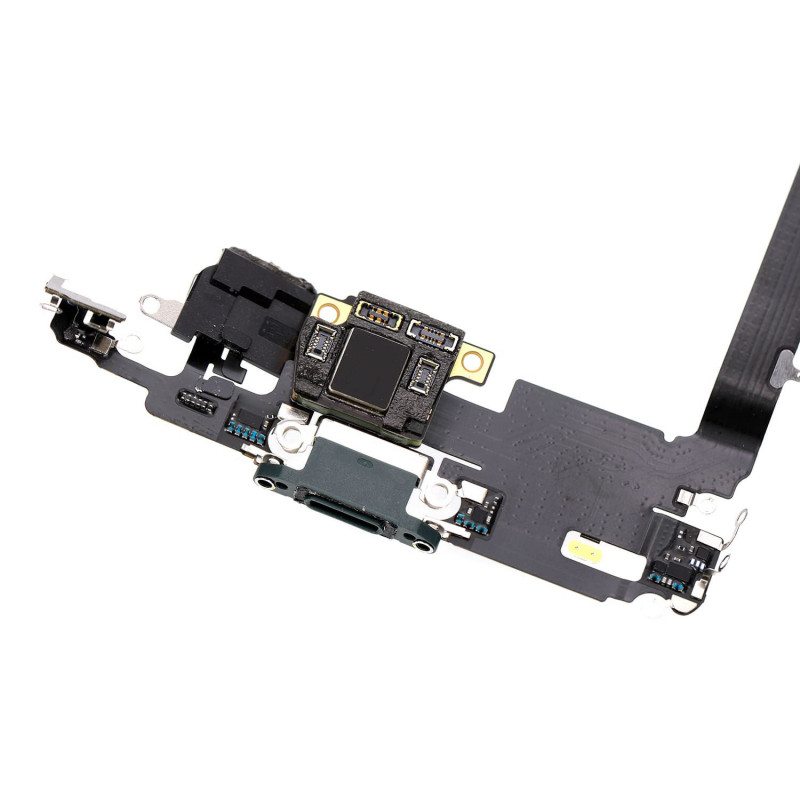 Flex Conector de carga micrófono iPhone 11 Pro Max (Verde) (Original)