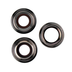 Embellecedor con lente para iPhone 11 Pro / Pro Max - Negro | Repuestos Iphone 2