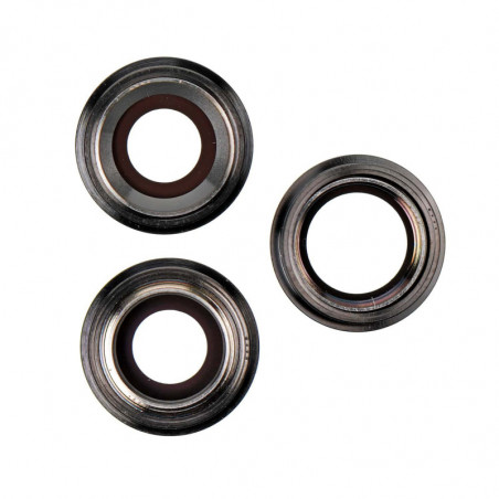 Embellecedor con lente para iPhone 11 Pro / Pro Max - Negro