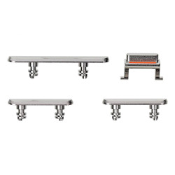 Juego de botones laterales para iPhone 11 Pro / Pro Max - Plata | Repuestos Iphone