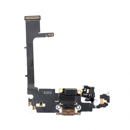 Flex Conector de carga micrófono iPhone 11 Pro (Oro)| Repuestos Iphone