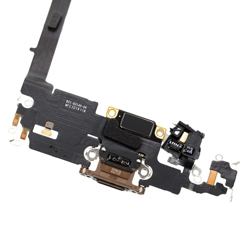 Flex Conector de carga micrófono iPhone 11 Pro (Oro)| Repuestos Iphone