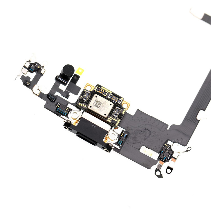 Flex Conector de carga micrófono iPhone 11 Pro (Negro)| Repuestos Iphone