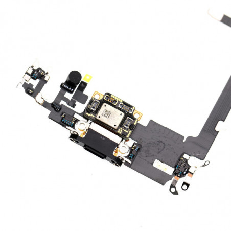 Flex Conector de carga micrófono iPhone 11 Pro (Negro)| Repuestos Iphone