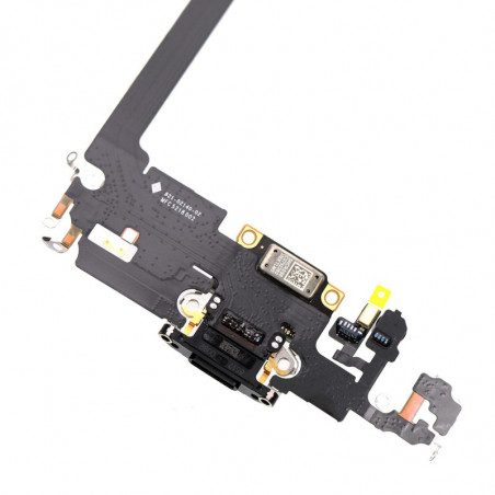 Flex Conector de carga micrófono iPhone 11 Pro (Negro)| Repuestos Iphone