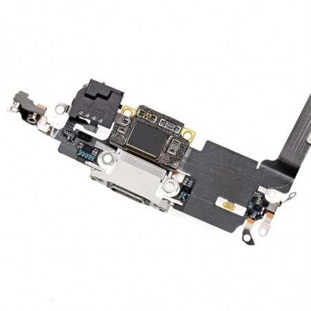 Flex de Carga y Micrófono iPhone 11 Pro (Original) (Blanco)