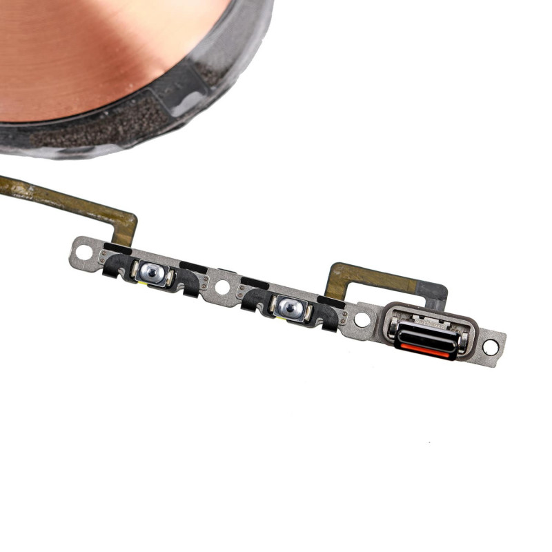 Flex botones de volumen con Cargador inalámbrico para iPhone 11 Pro (Con Soporte Metálico) (Original)