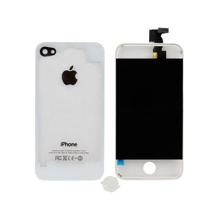 Kit de Conversión iPhone 4 - Blanco Transparente