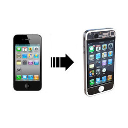 Kit de Conversión iPhone 4 - Blanco Transparente 2