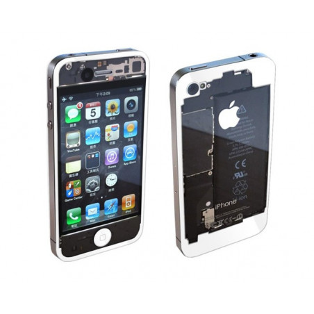 Kit de Conversión iPhone 4 - Blanco Transparente