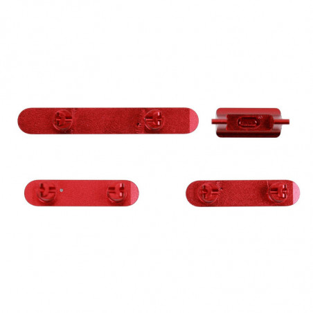 Juego de botones laterales para iPhone 11 Rojo | Repuestos Iphone