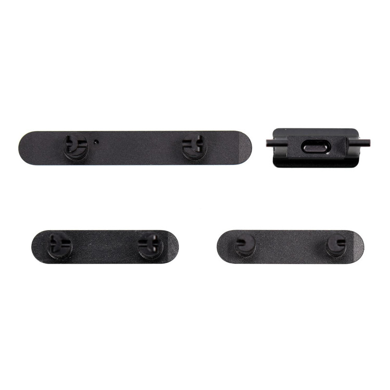 Juego de botones laterales para iPhone 11 Negro | Repuestos Iphone