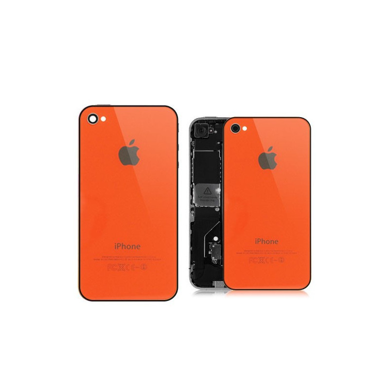 Tapa Trasera iPhone 4 - Naranja