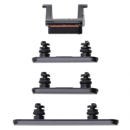 Juego de botones laterales para iPhone XR Negro | Repuestos Iphone