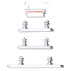 Juego de botones laterales para iPhone XR Blanco | Repuestos Iphone
