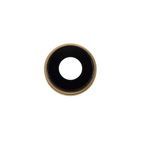 Embellecedor con lente para iPhone XR Amarillo | Repuestos Iphone