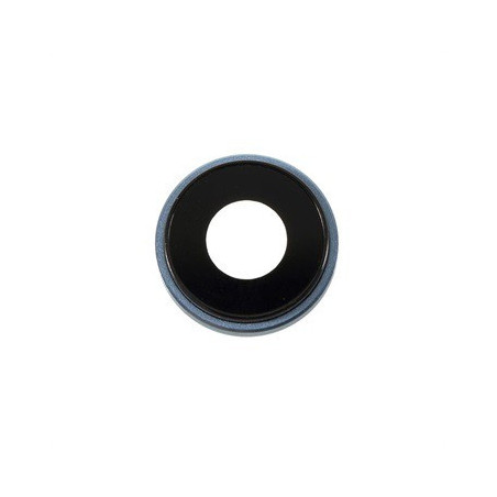Embellecedor con lente para iPhone XR Azul | Repuestos Iphone