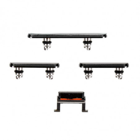 Juego de botones laterales para iPhone XS - Negro | Repuestos Iphone