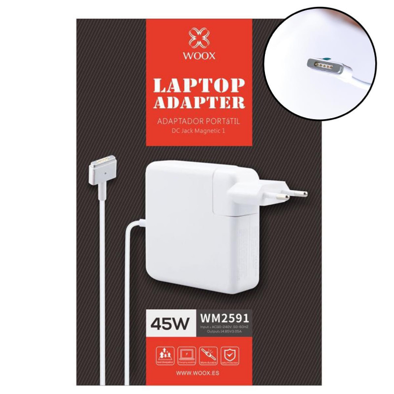 Cargador Compatible con 2 MacBook Air de 45W MagSafe - WM2591