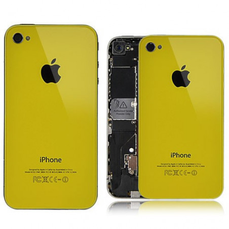 Tapa Trasera iPhone 4s - Amarillo