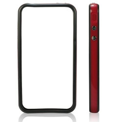 Bumper iPhone 4 4S - Rojo Negro 2