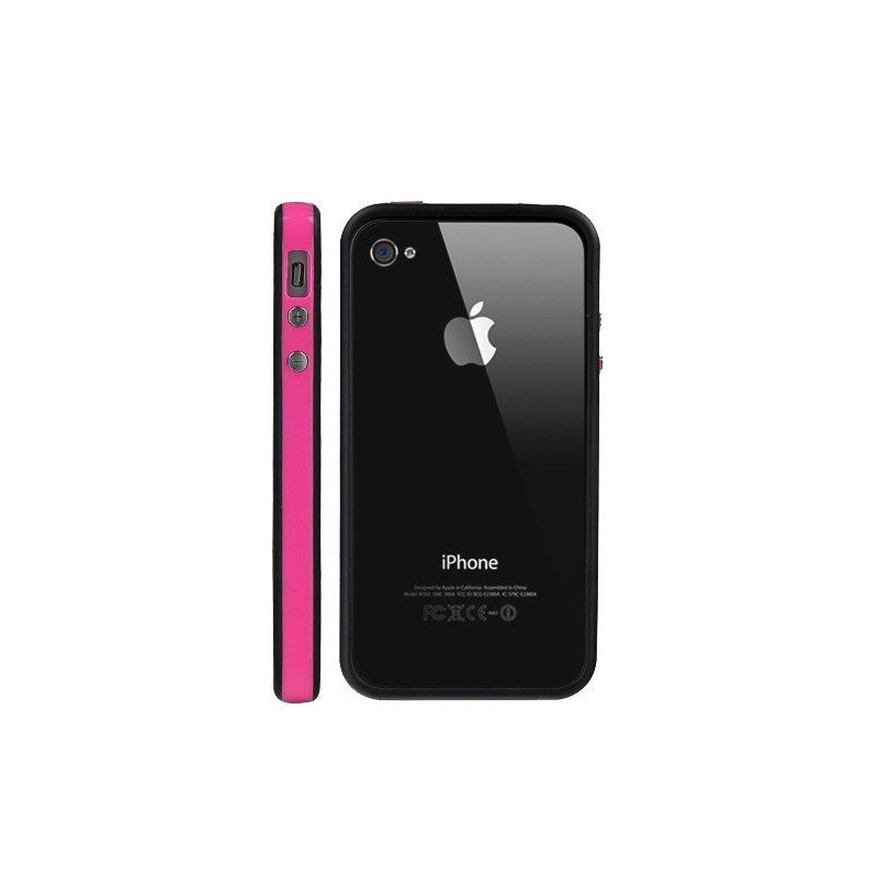 Bumper iPhone 4 4S - Rosa Negro