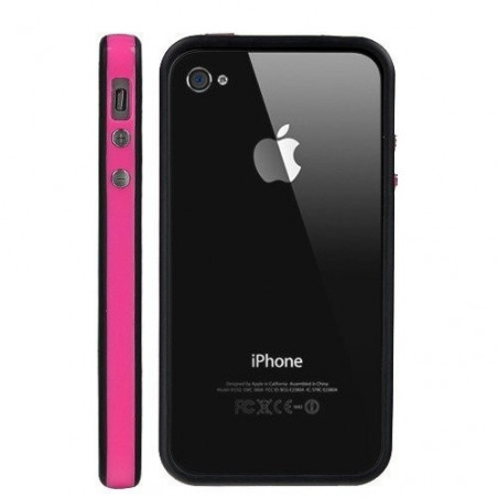 Bumper iPhone 4 4S - Rosa Negro