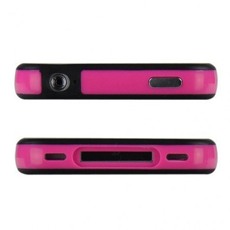 Bumper iPhone 4 4S - Rosa Negro