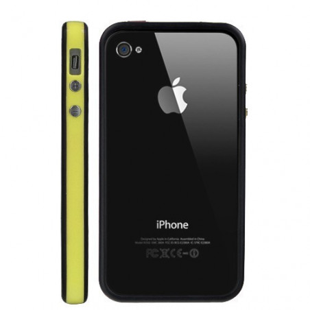 Bumper iPhone 4 4S - Amarillo Negro