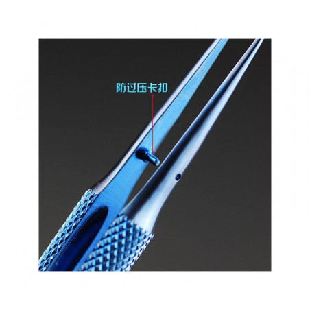 Pinzas de punta recta para trabajos de precisión