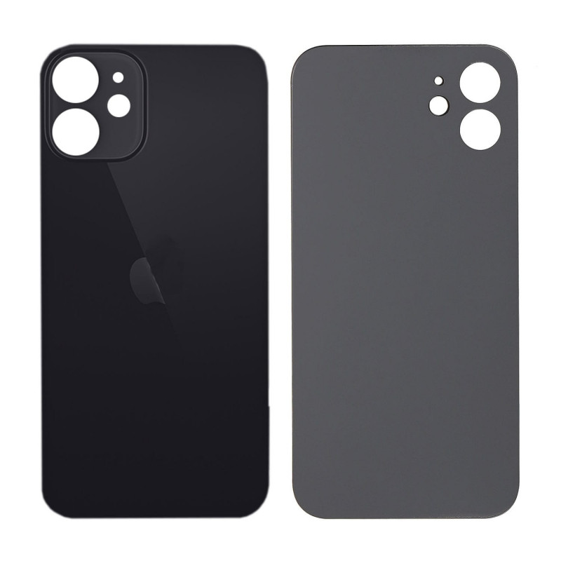 Tapa Trasera iPhone 12 (Agujero Grande) (EU) (Negro)
Números de modelo:
iPhone 12: A2172, A2402, A2404, A2403
