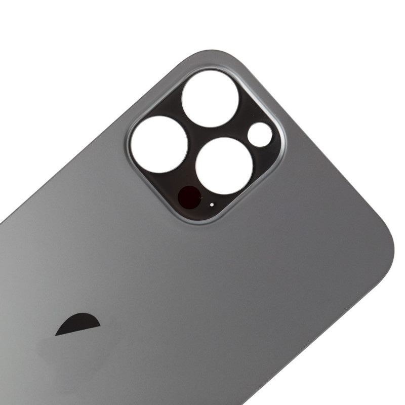 Tapa Trasera iPhone 12 Pro (Agujero Grande) (EU) (Grafito)