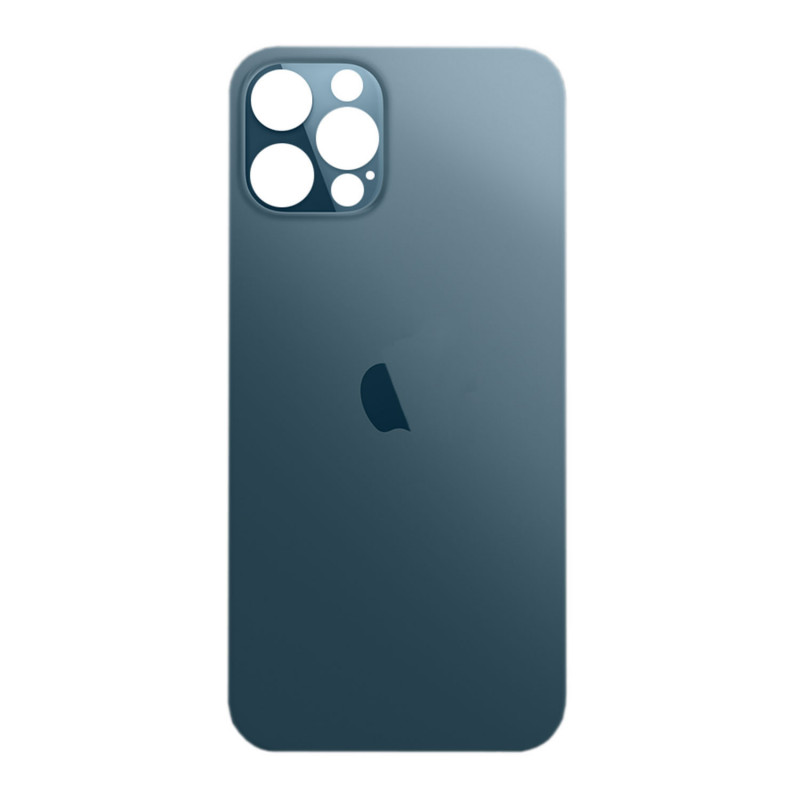 Tapa Trasera iPhone 12 Pro (Agujero Grande) (EU) (Azul Marino)