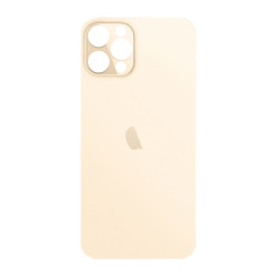 Tapa Trasera iPhone 12 Pro (Agujero Grande) (EU) (Oro)