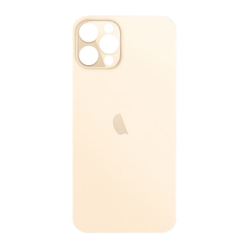 Tapa Trasera iPhone 12 Pro (Agujero Grande) (EU) (Oro)