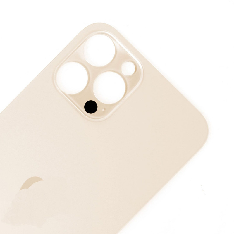 Tapa Trasera iPhone 12 Pro (Agujero Grande) (EU) (Oro)
