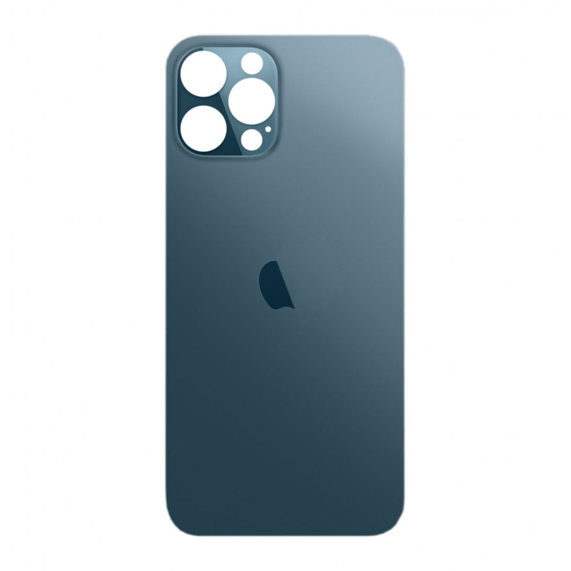 Cristal Trasero con agujero grande para el iPhone 12 Pro Max - Grafito A2342, A2410, A2411, A2412