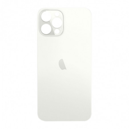 Cristal Trasero con agujero grande para el iPhone 12 Pro Max - Blanca A2342, A2410, A2411, A2412