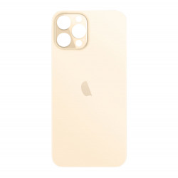 Cristal Trasero con agujero grande para el iPhone 12 Pro Max - Oro A2342, A2410, A2411, A2412