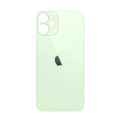 Cristal Trasero con agujero grande para el iPhone 12 Mini - Verde A2176, A2398, A2399, A2400