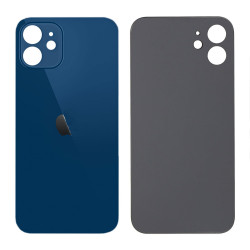 Cristal Trasero con agujero grande para el iPhone 12 Mini - Azul A2176, A2398, A2399, A2400 2