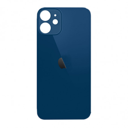 Tapa trasera con agujero grande iPhone 12 Mini - Azul