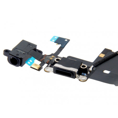 Flex Dock auricular micrófono iPhone 5 (Negro)